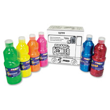 Picture of Dixon Ticonderoga DIX10799 Prang Power Fluorescent Paint Set- 6 Per Set
