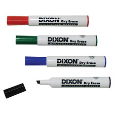 Picture of Dixon Ticonderoga DIX92101 Dry Erase Whiteboard Markers- Red - 1 Dozen