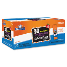 Disappearing Purple School Glue Sticks, 30 Per Box