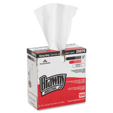 Brawny Industrial Wipers, 500 Per Carton