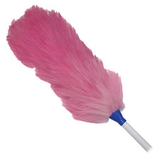 Lambswool Duster, White - 28 in.