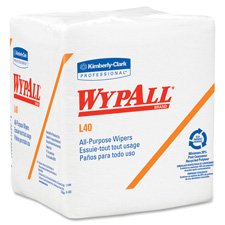 Wypall L40 All-Purpose Wipers, 18 Per Carton