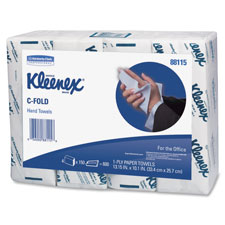 KCC88115CT Kleenex C-Fold Hand Towels- 16 Per Carton -  Kimberly-Clark Professional