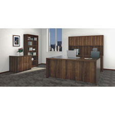 Picture of Lorell LLR34325 Chateau Srs Walnut Laminate Desking