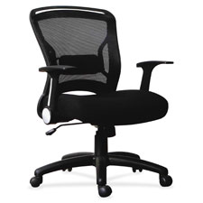 Picture of Lorell LLR59519 Flipper Arm Mid-Back Chair