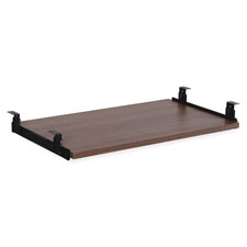 Picture of Lorell LLR69992 Essential Series Walnut Laminate Keyboard Tray
