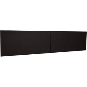 Picture of Lorell LLR79173 Commercial Desk Series Black Stack-on Hutch- 72 in.