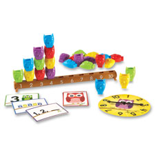 Picture of Learning Resources LRN7732 1-10 Counting Oval Activity Set