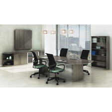 Picture of Mayline MLNMNMTSLLGS Gray Laminate Conference Table Center Leg