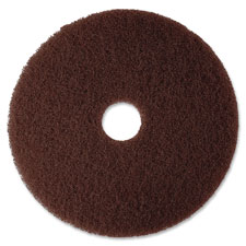 3M 20 in. Diameter Low-Speed High Productivity Floor Pad 7100 - Brown (5/Carton)