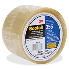 Picture of 3M MMM35572X50CL Scotch Box-Sealing Tape 355 1 RL