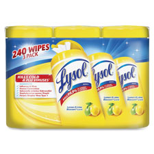 Reckitt Benckiser  Lysol Disinfecting Wipes- 6 Per Carton