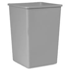 Rubbermaid Commercial Products RCP3958GY Untouchable Sqr 35-Gal Container -  FG395800GRAY