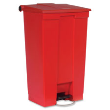 Step-on Wastebasket, Red