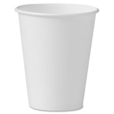 Single-Sided Poly Paper Hot Cups1000 Per Carton, 1000PK