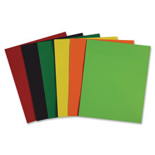 Picture of Sparco SPR78545 2-Pocket Leatherette Portfolio- Green - 25 Per Box