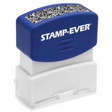 Stamp-Ever Pre-Inked Security Block Stamp
