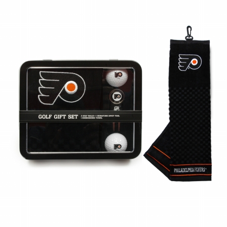 15078 Philadelphia Flyers NHL Embroidered Towel Tin Gift Set