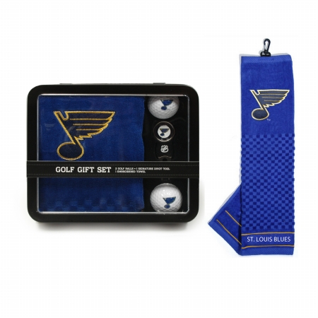 15478 St Louis Blues NHL Embroidered Towel Tin Gift Set