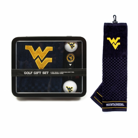 25678 West Virginia NCAA Embroidered Towel Tin Gift Set