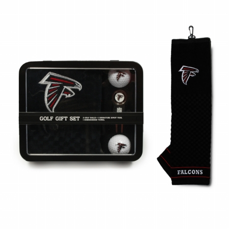 30178 Atlanta Falcons NFL Embroidered Towel Tin Gift Set