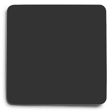 Picture of Wedding Star 41089-10 Personalized Paper Coasters Square- Black