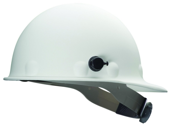 P2A Hard Hat White Ratchet With Quicklok