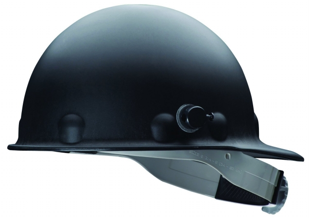 P2A Hard Hat Black Ratchet With Quicklok