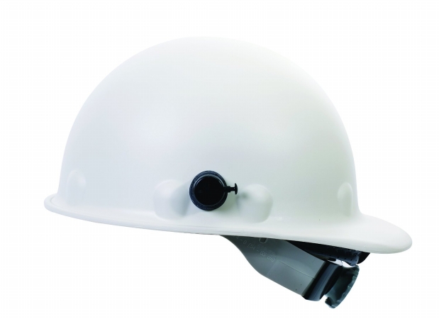 Hard Hat, Roughneck P2A, Fiberglass, 8 Point Swing Ratchet, Type 1, Class G, White