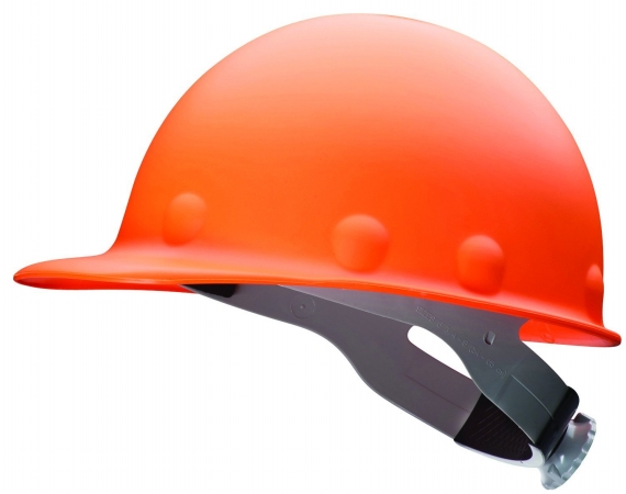 Hard Hat, Roughneck P2HN, Fiberglass, 8 Point Ratchet, Type 1, Class G, Orange