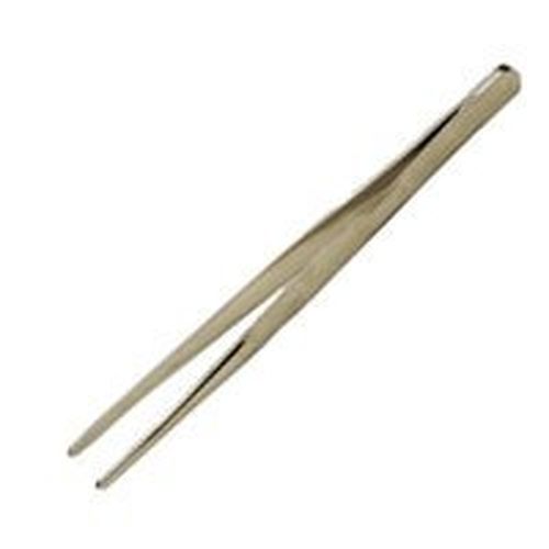 Nickel Plated Blunt Serrated Tip Quality Tweezers