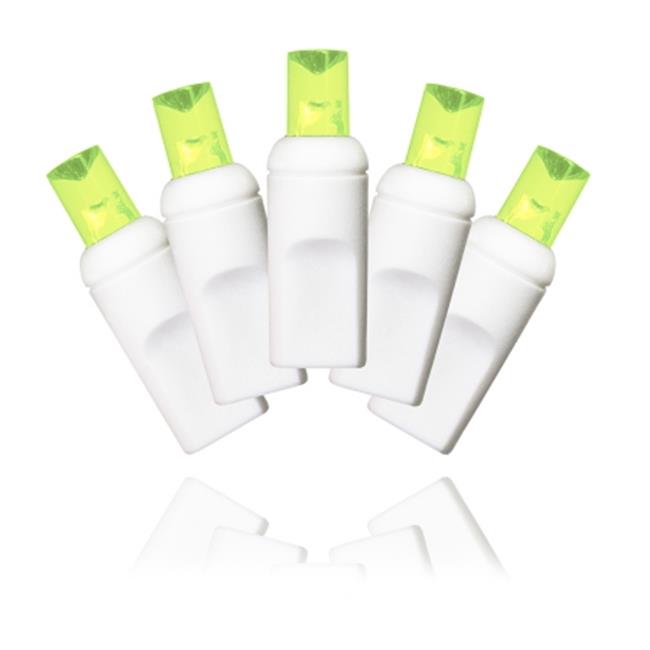 Queens of Christmas S-35MMFG-4W 35 Count Frosted Green Decorative LED Light S...