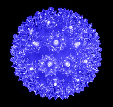 S-50SPH-BL-06 6 in. Decorative Sphere Blue LED Light