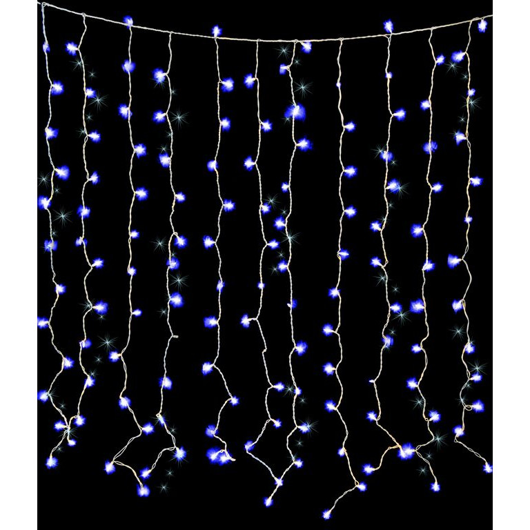 150 LED 4 Multi Curtain Light Twinkle