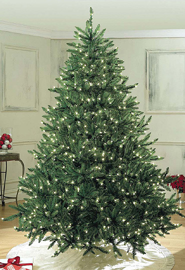 18 ft. Pre Lit LED Pure White Sequoia Tree