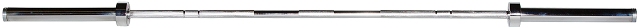 2200 mm Satin Chrome Mens Olympic Training Bar - 20 kg