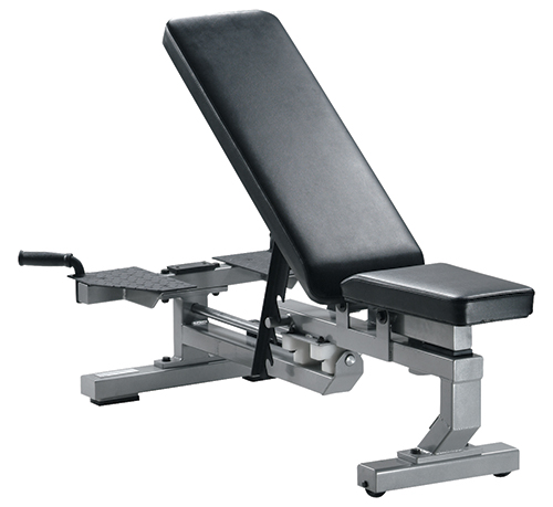 Picture of York Barbell 55004 Multi Function Bench with Wheels- Silver