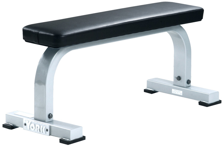 Picture of York Barbell 54026 Flat Bench- White