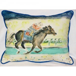 Derby Winner Indoor & Outdoor Throw Pillow- 20 x 24 in.