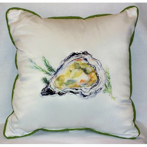 Interiors  Oyster Throw Pillow - 22 x 22 in.