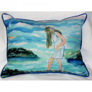 Mia on the Rocks Indoor & Outdoor Throw Pillow- 20 x 24 in.