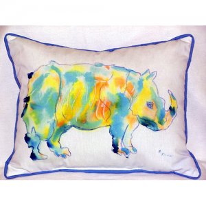 Rhino Indoor & Outdoor Throw Pillow- 20 x 24 in.