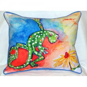 Gecko Indoor & Outdoor Throw Pillow- 20 x 24 in.