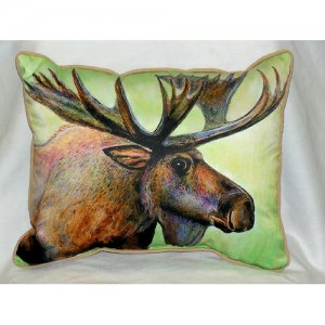 Moose Throw Pillow- 16 x 20 in.