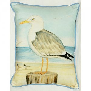 Dicks Seagull Indoor & Outdoor Throw Pillow- 20 x 24 in.