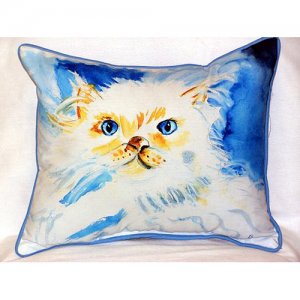 Junior the Cat Indoor & Outdoor Throw Pillow- 20 x 24 in.
