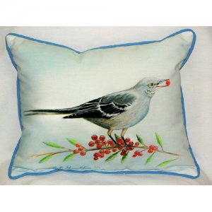 Mockingbird & Berries Indoor & Outdoor Throw Pillow, 16 x 20 in.