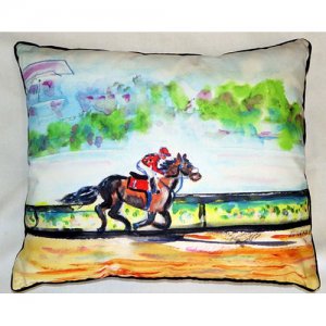 Inside Track Indoor & Outdoor Throw Pillow, 20 x 24 in.