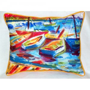 Betsys Marina II Indoor & Outdoor Throw Pillow - 20 x 24 in.