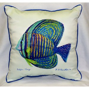Sailfin Tang Throw Pillow- 22 x 22 in.